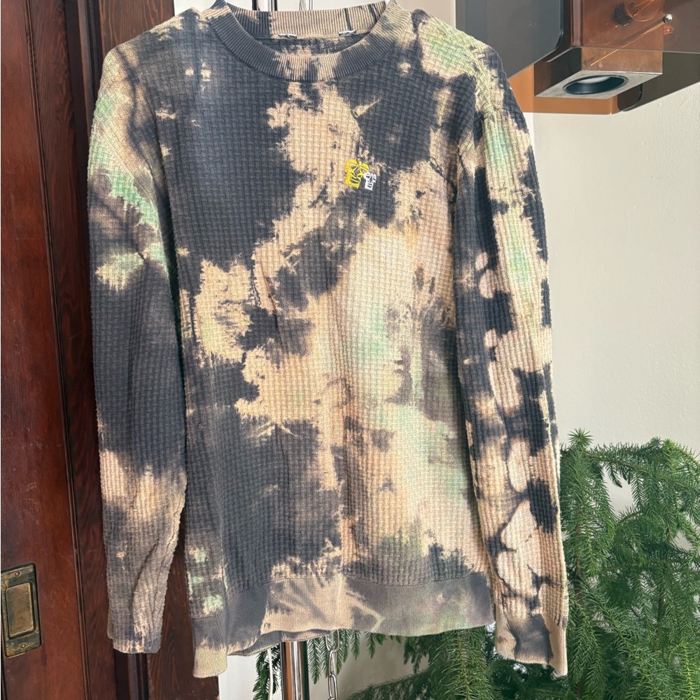 Medium Tie Dye Waffle Sweatshirt Hoodie